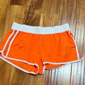 OP Bright Orange Athletic Shorts with White Trim
